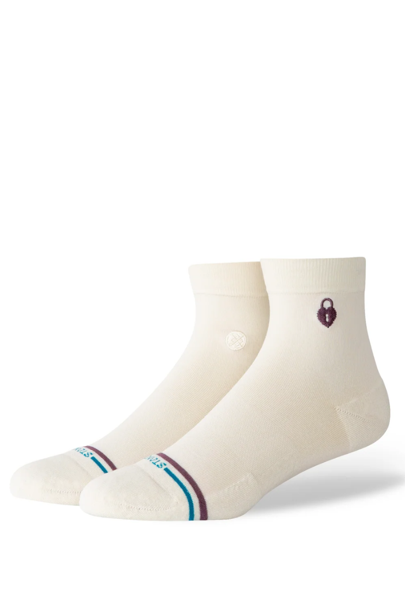 Lock and Key Quarter Socks