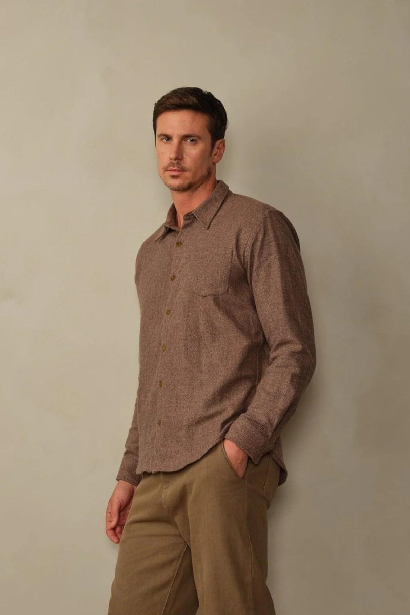 Accord Organic Cotton Flannel Shirt - Road to Nowhere Clothing - Archery Close