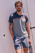 Air Stripe Polo - Marine Layer - Archery Close