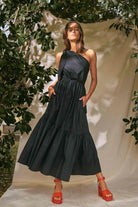 Alana Dress in Onyx - Hunter Bell - Archery Close