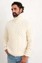 Alex Mill Fisherman Cable Turtleneck - Archery Close Men's