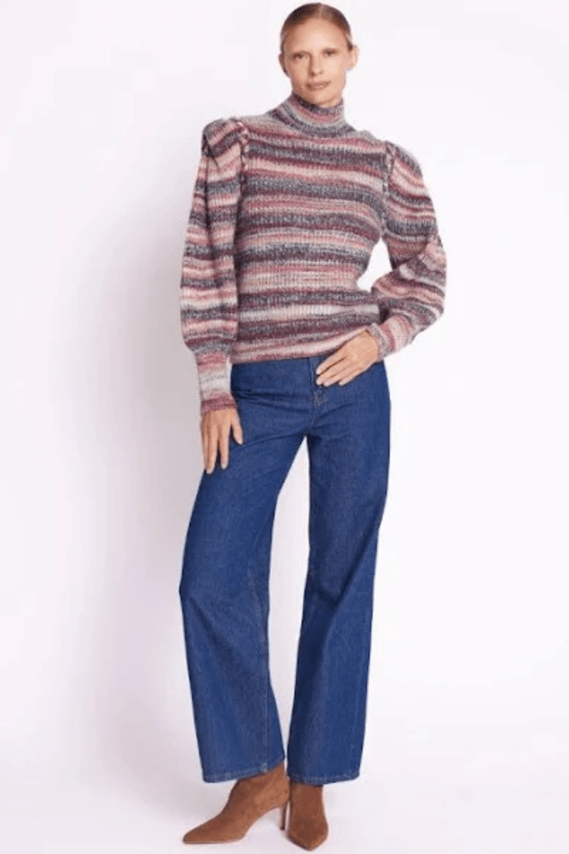 Andrea Red Multi Color Sweater - Bernice - Archery Close