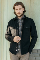 Anvil Shirt Melton Wool - Black - Hiroshi Kato - Archery Close