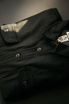 Anvil Shirt Melton Wool - Black - Hiroshi Kato - Archery Close