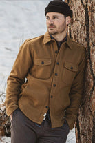 Anvil Shirt Melton Wool - Camel - Hiroshi Kato - Archery Close