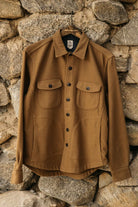 Anvil Shirt Melton Wool - Camel - Hiroshi Kato - Archery Close