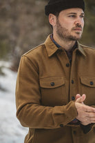 Anvil Shirt Melton Wool - Camel - Hiroshi Kato - Archery Close