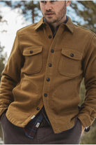 Anvil Shirt Melton Wool - Camel - Hiroshi Kato - Archery Close