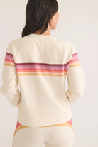 Anytime Sweatshirt in Antique White Stripe - Marine Layer - Archery Close