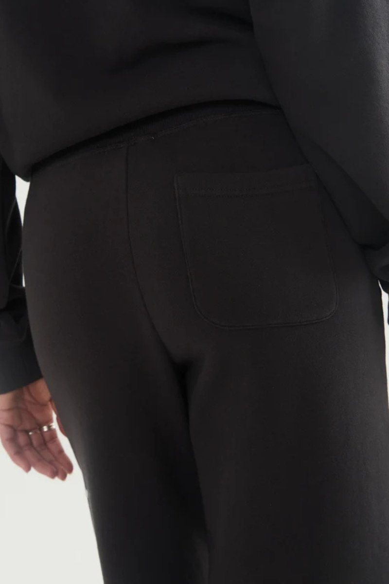 Anytime Wide Leg Sweatpant in Washed Black - Marine Layer - Archery Close