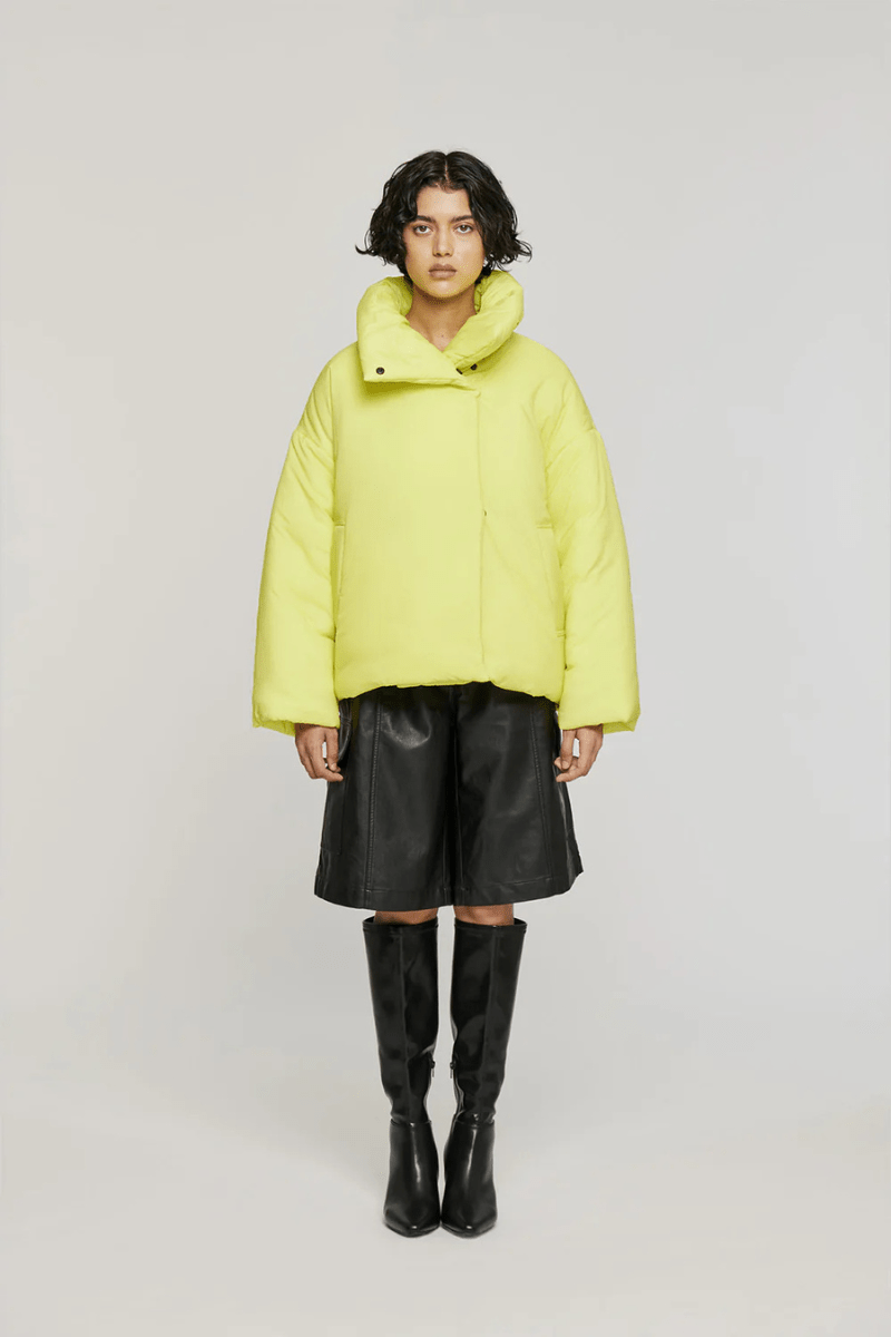 Outerwear - OOFWEAR - 9336 Jacket in Light Lime - Archery Close