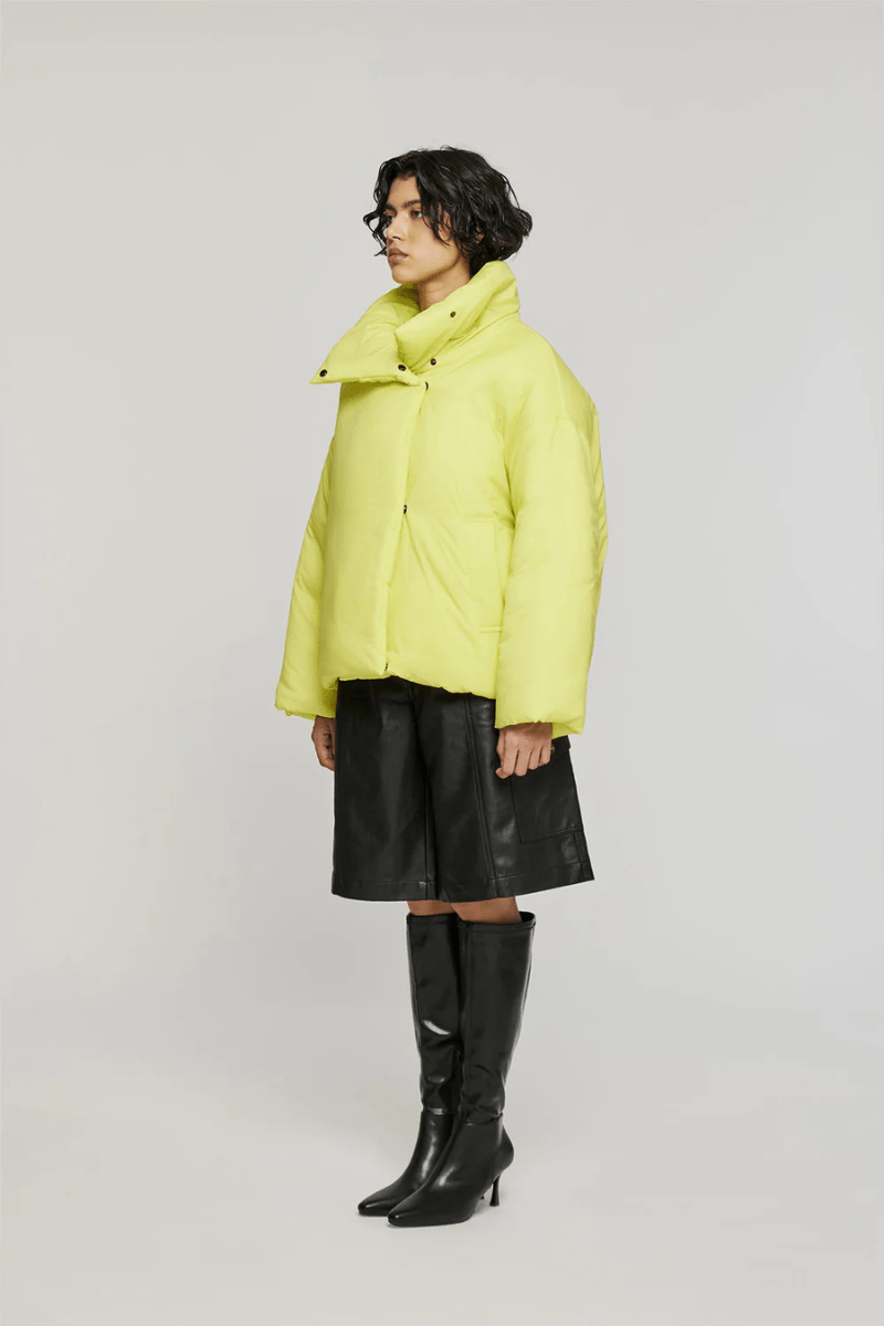 Outerwear - OOFWEAR - 9336 Jacket in Light Lime - Archery Close