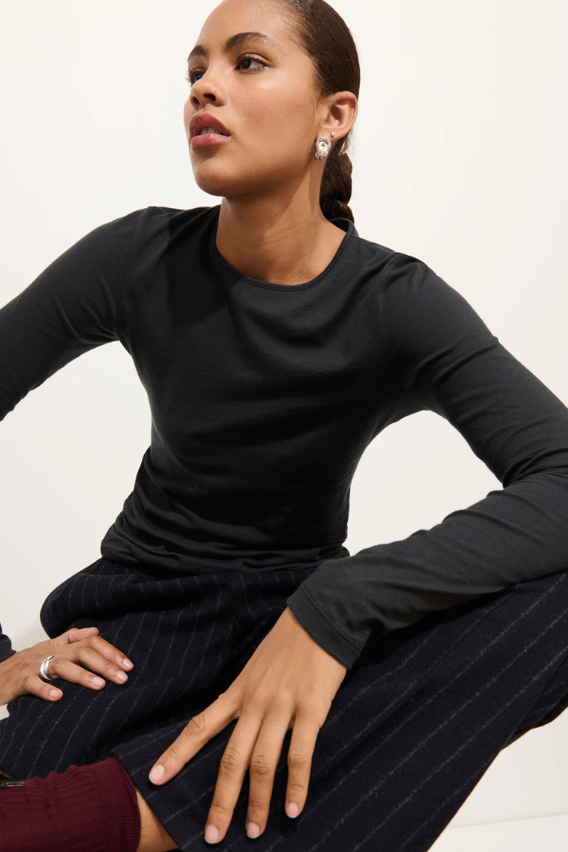 T-Shirt - Alex Mill - Airspun Tee in Cotton - Archery Close