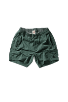 Green shorts on a white background