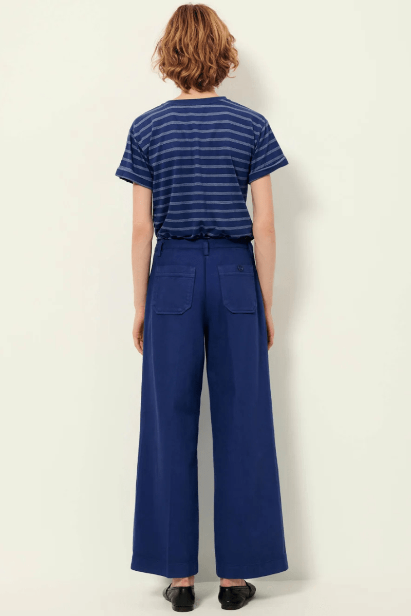 Pants - Sessun - Aldricks Pant in Blue Print - Archery Close