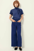 Pants - Sessun - Aldricks Pant in Blue Print - Archery Close