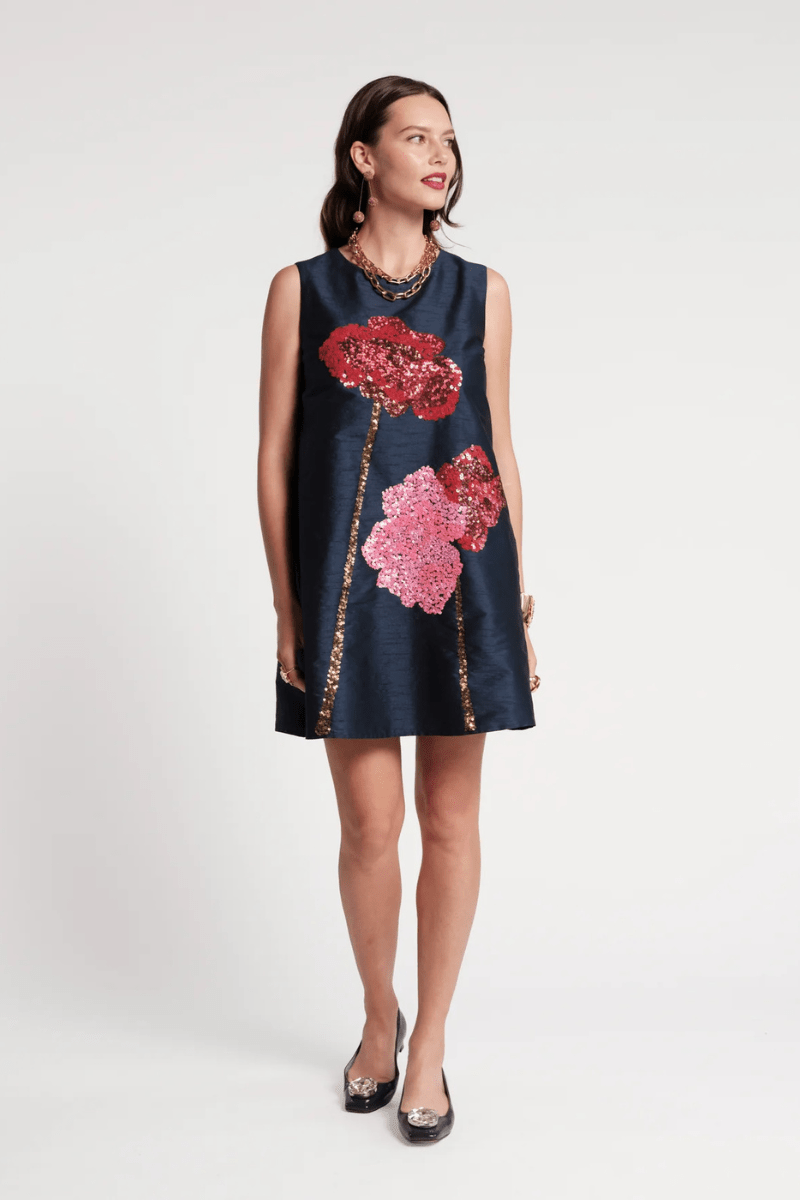 Dresses - Frances Valentine - Alice Shift Dress - Archery Close