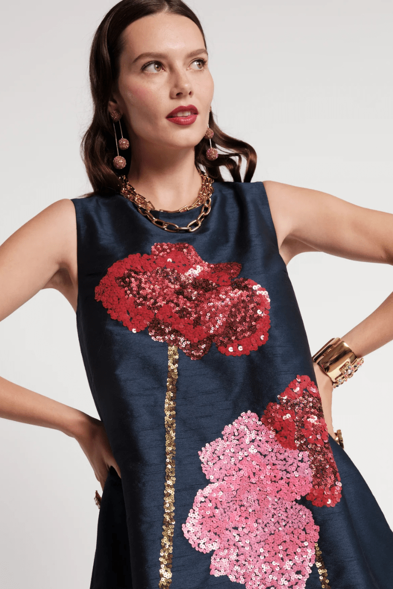 Dresses - Frances Valentine - Alice Shift Dress - Archery Close