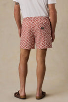 Faherty Brand All Day Trunk (6") in Clay Wave Block