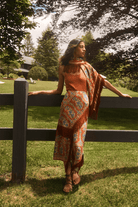 Skirts - Hunter Bell - Allyne Skirt in Amber Glen Brown - Archery Close