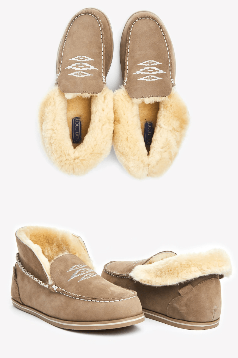 Sleepwear & Loungewear - Hari Mari - Alta Slipper in Storm - Archery Close