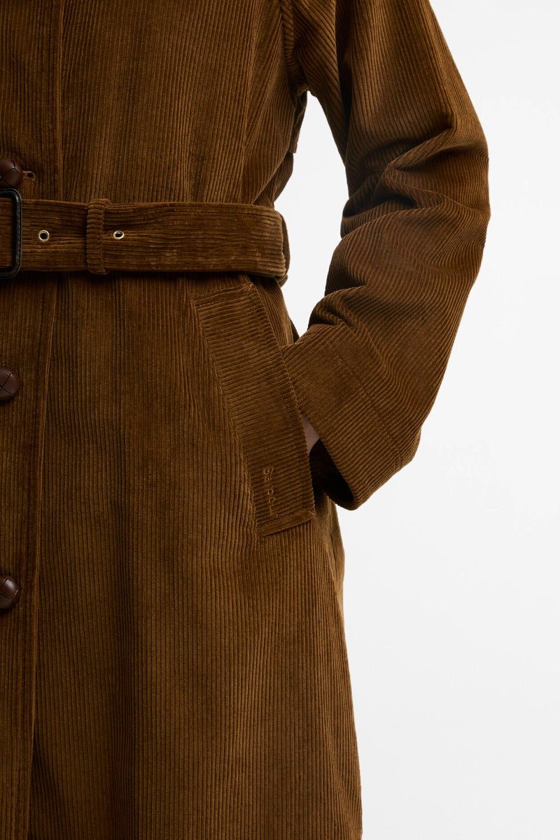 Barbour Antonella Cord Trench Coat