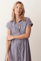 Dresses - Marine Layer - Arden Midi Dress - Archery Close