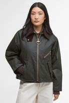 Outerwear - Barbour - Arlene Waxed Jacket - Archery Close