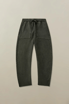 Sweatpants - Road to Nowhere Clothing - Arlo Sweatpant in Washed Out Black - Archery Close