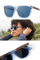 Sunglasses - Shwood Eyewear - Arrowcrest - Crater Lake Sunglasses - Archery Close