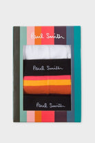 Underwear - Paul Smith - Artist Stripe Boxer Briefs Three Pack - Archery Close