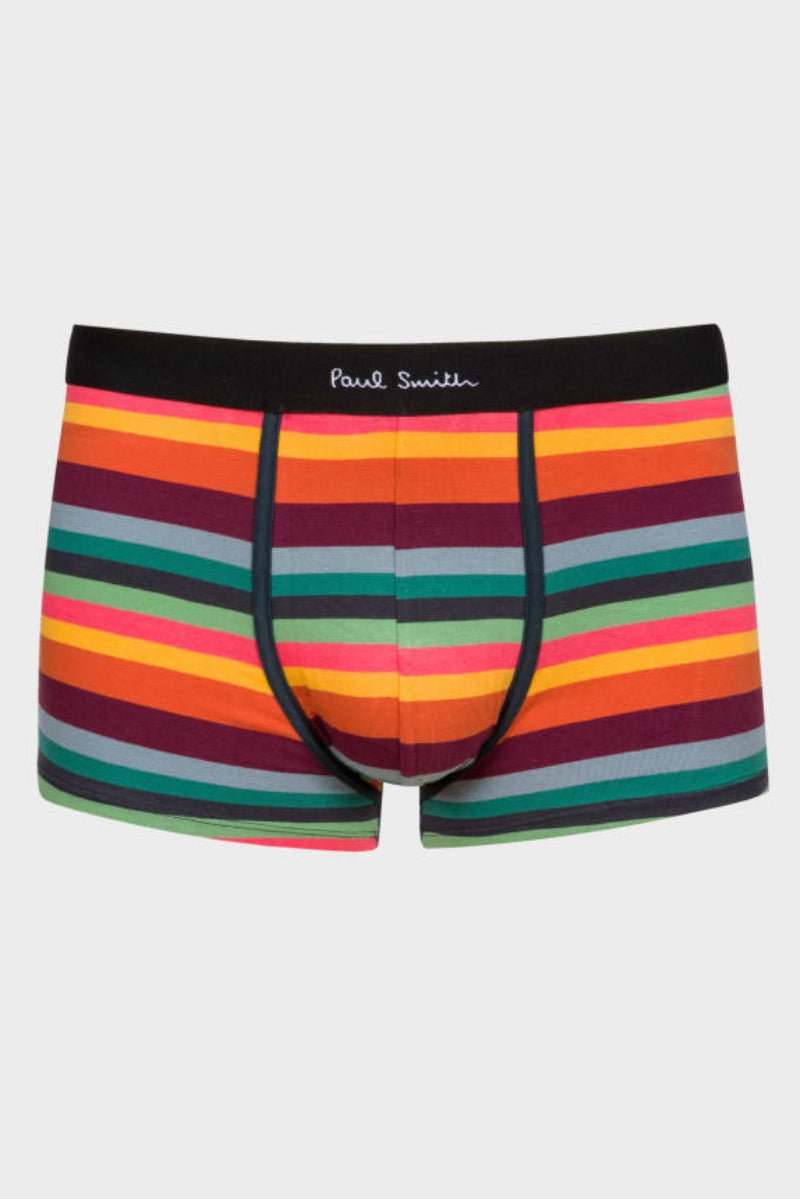 Underwear - Paul Smith - Artist Stripe Boxer Briefs Three Pack - Archery Close