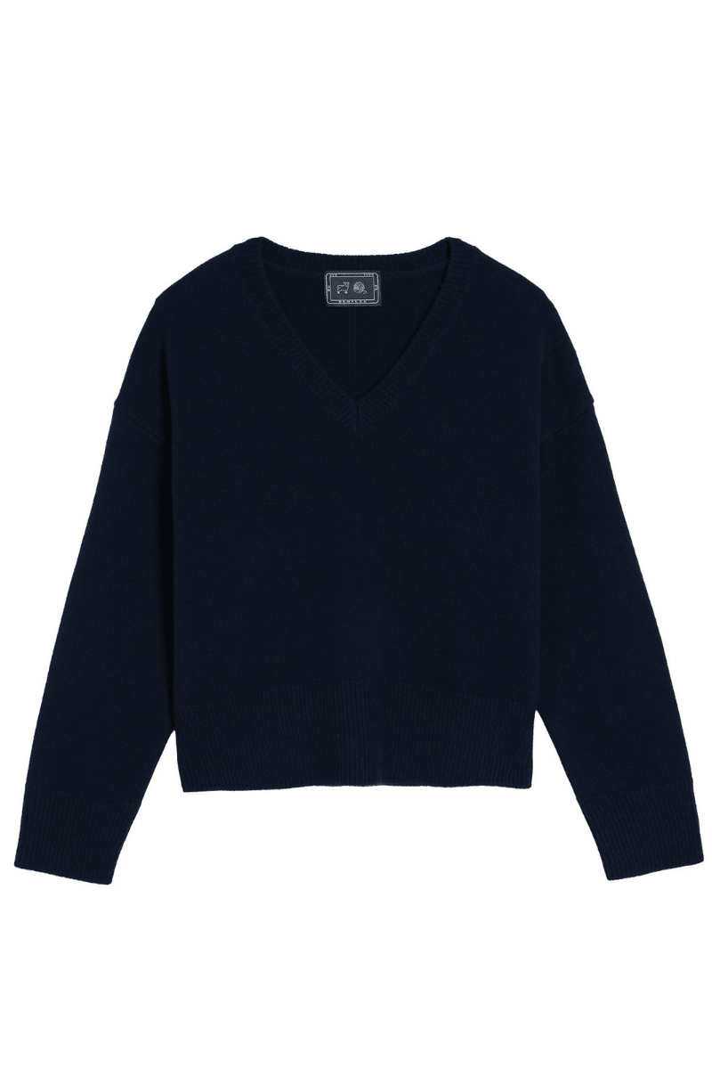 Sweater - DemyLee - Astrid Sweater in Navy - Archery Close