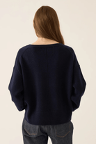 Sweater - DemyLee - Astrid Sweater in Navy - Archery Close