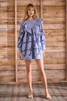 Dresses - Hunter Bell - Azalea Dress in Seabank Chambray - Archery Close