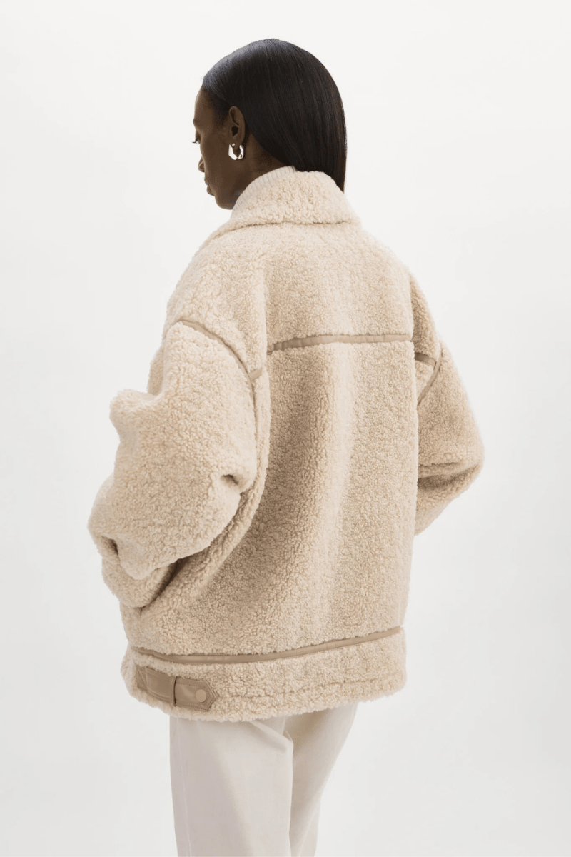 Outerwear - Lamarque - Badu Faux Shearling Jacket - Archery Close