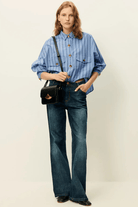 Shirts & Tops - Sessun - Balanca Shirt in Italian Blue - Archery Close