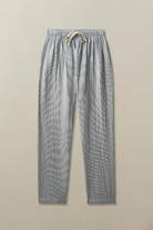 Pants - Road to Nowhere Clothing - Bali Drawstring Pant in Denim Stripe - Archery Close
