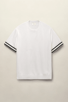 Shirts & Tops - CHE Studios - Baller Knitted T-Shirt in Ivory - Archery Close