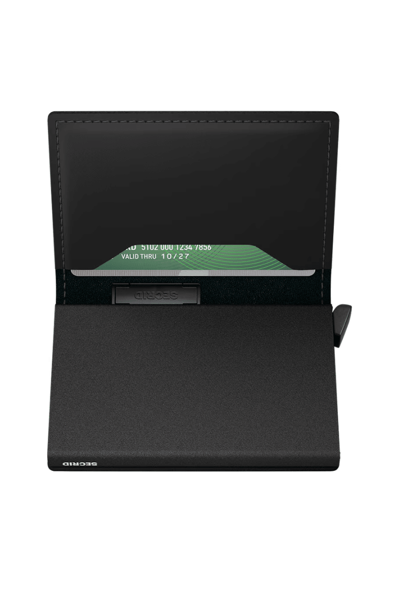 Handbags, Wallets & Cases - Secrid - Bandwallet in Matte Black-Green - Archery Close