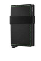 Handbags, Wallets & Cases - Secrid - Bandwallet in Matte Black-Green - Archery Close