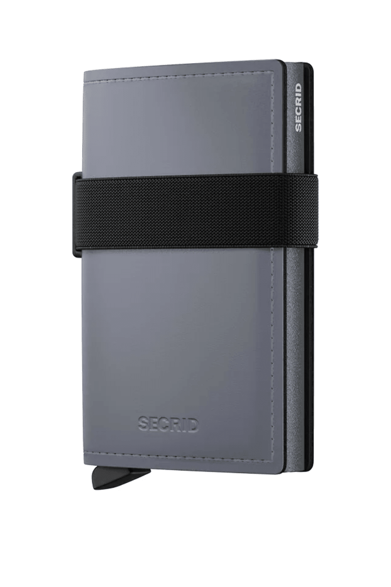 Handbags, Wallets & Cases - Secrid - Bandwallet in Matte Grey-Black - Archery Close