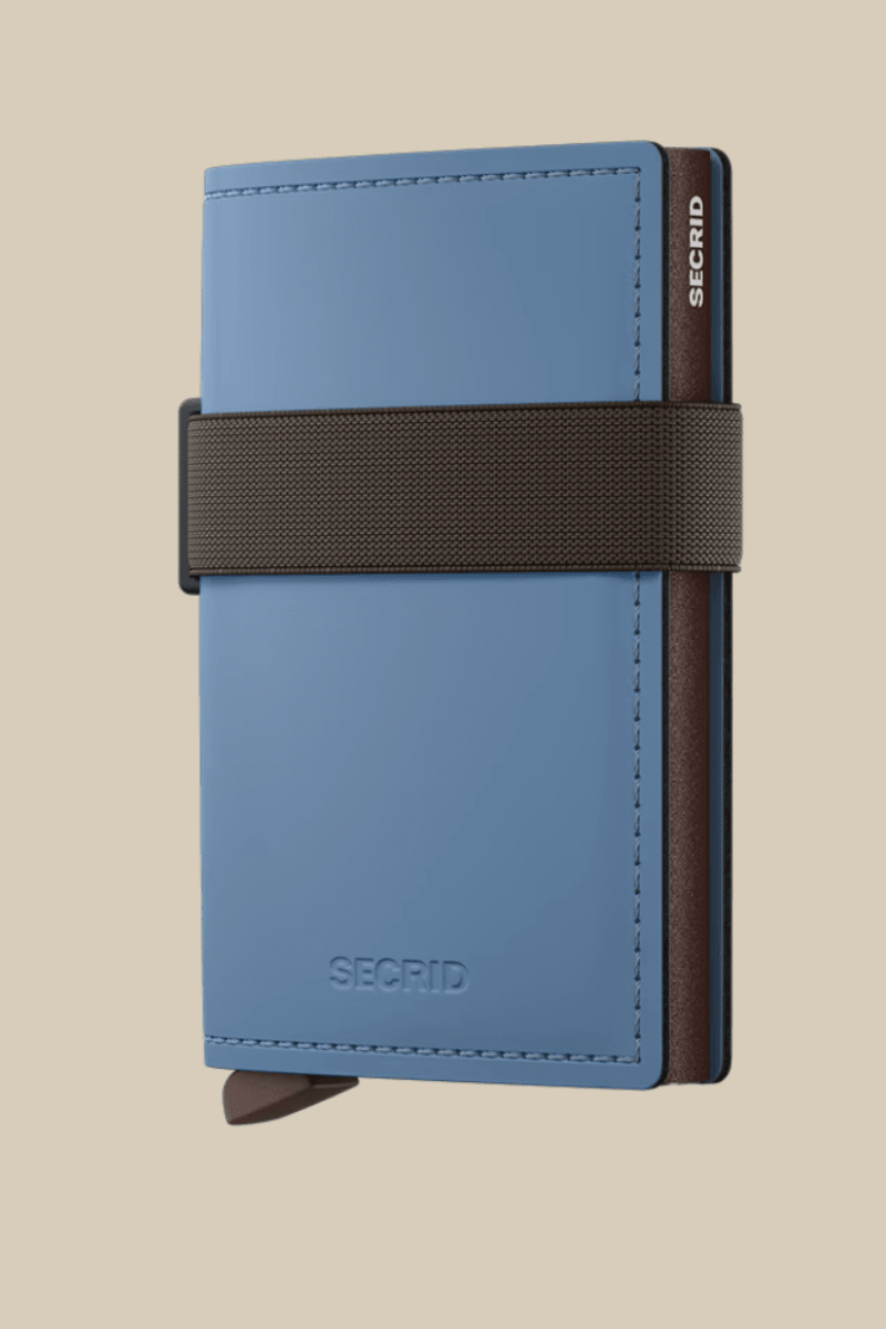 Handbags, Wallets & Cases - Secrid - Bandwallet in Matte Steel Blue - Black - Archery Close