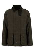Outerwear - Barbour - Bedale Check Wool Jacket - Brown - Archery Close