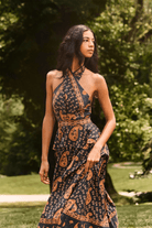 Dresses - Hunter Bell - Bellamy Dress in Glen Paisley - Archery Close