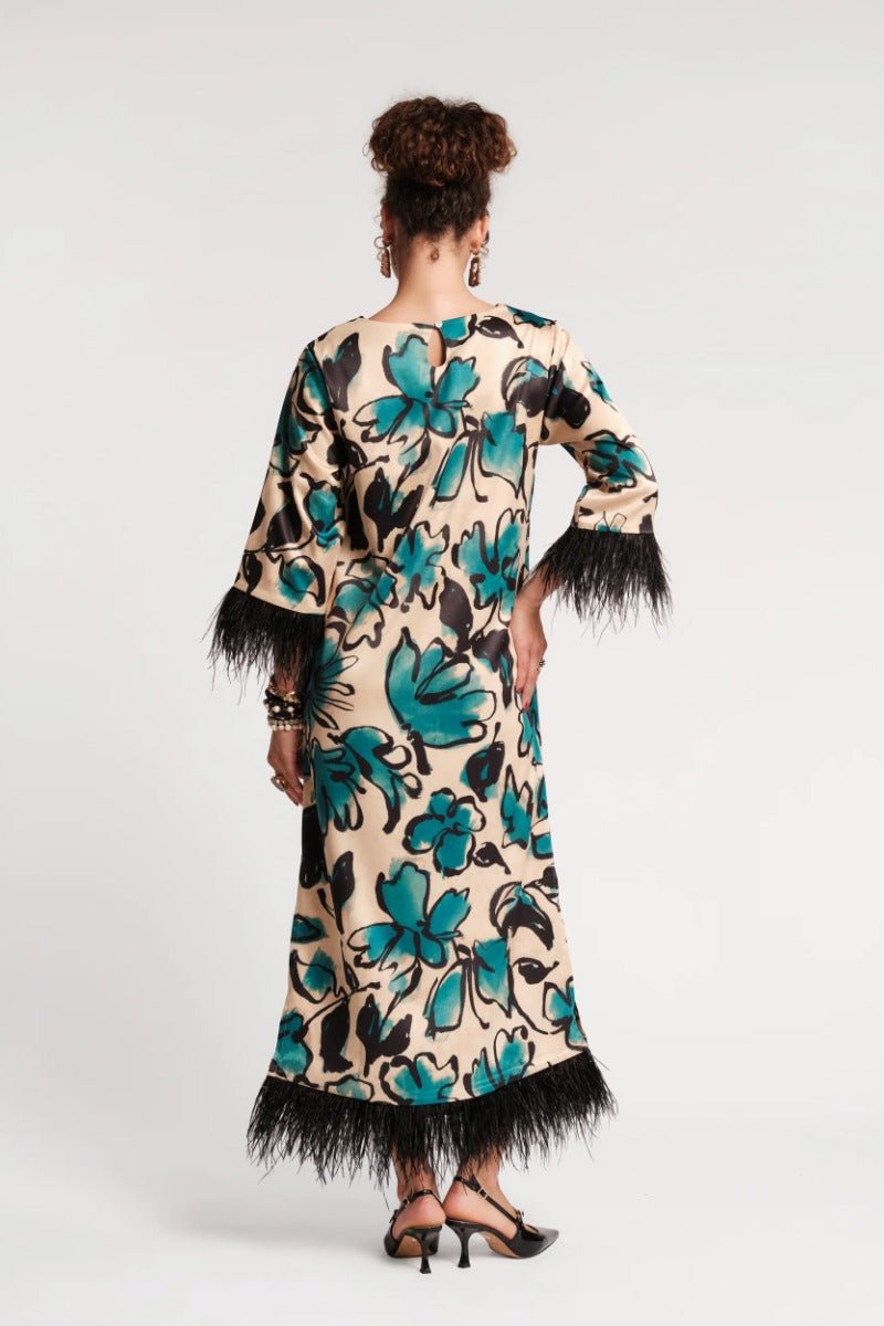 Frances Valentine Belle Maxi Dress - Abstract Meadows
