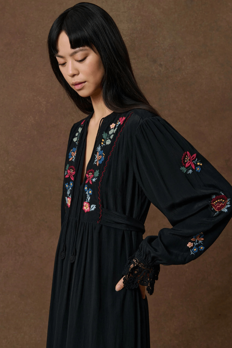 Dresses - Louise Misha - Bellina Dress - Archery Close