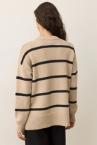 Sweater - Marine Layer - Berkeley Oversized Crewneck Sweater - Archery Close