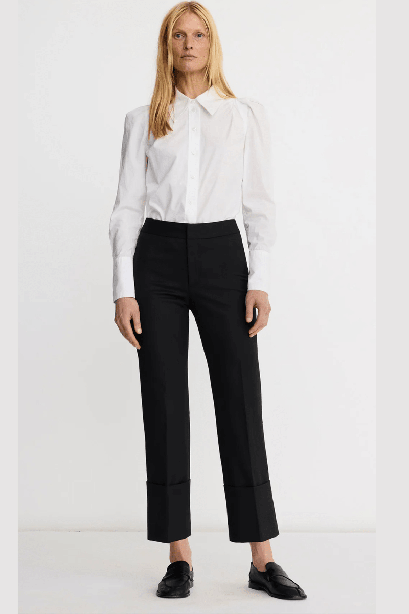 Pants - Smythe - Berlin Cropped Straight Leg Pant - Archery Close