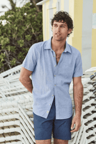 Shirt - Marine Layer - Better - Than - Linen Shirt - Archery Close